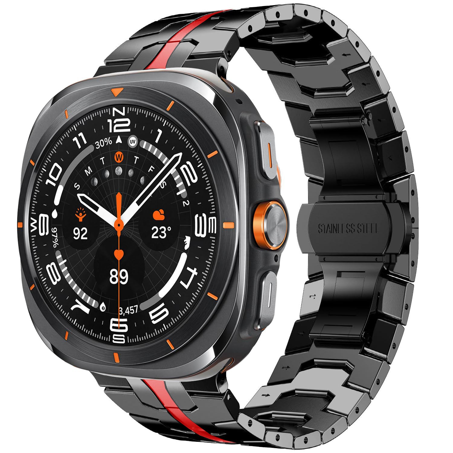 Stainless Steel Metal Watch Band for Galaxy Watch 7Ultra/8Ultra