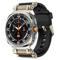 Rotation Axis Silicone Band For Galaxy Watch 7 Ultra/8 Ultra