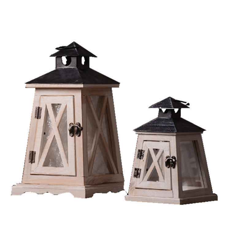 American Country Castle Lighthouse Storm Lantern Domestic Ornaments