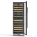 Kool More 23 in. Dual Zone, Full Glass Door, Wine Cooler Refrigerator, Freestanding or Built-In Unit, 15.1 cu ft.