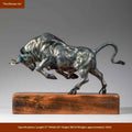Bronze Ox Crafts Ornament Brass Cow Sculpture Copper Artwork Decoration
