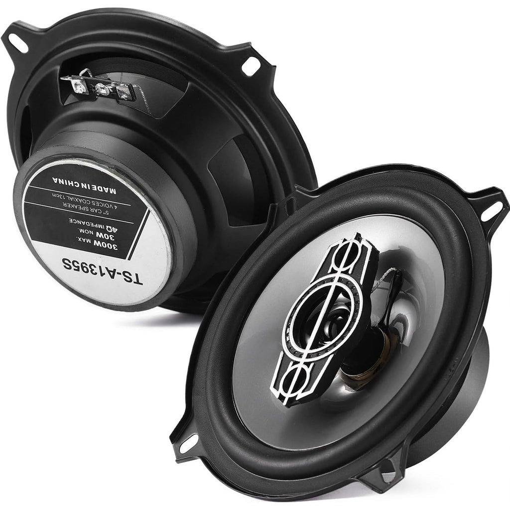 6 X 9 Coaxial Audio Speakers (Pair) 5-way 1000W Peak 4 Ohm Coaxial Tweeters Door Speakers