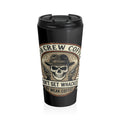 Mob Crew Don’t Get Whacked by Weak Coffee Black Travel Mug Stainless Steel Tumbler - The Ultimate Coffee Companion