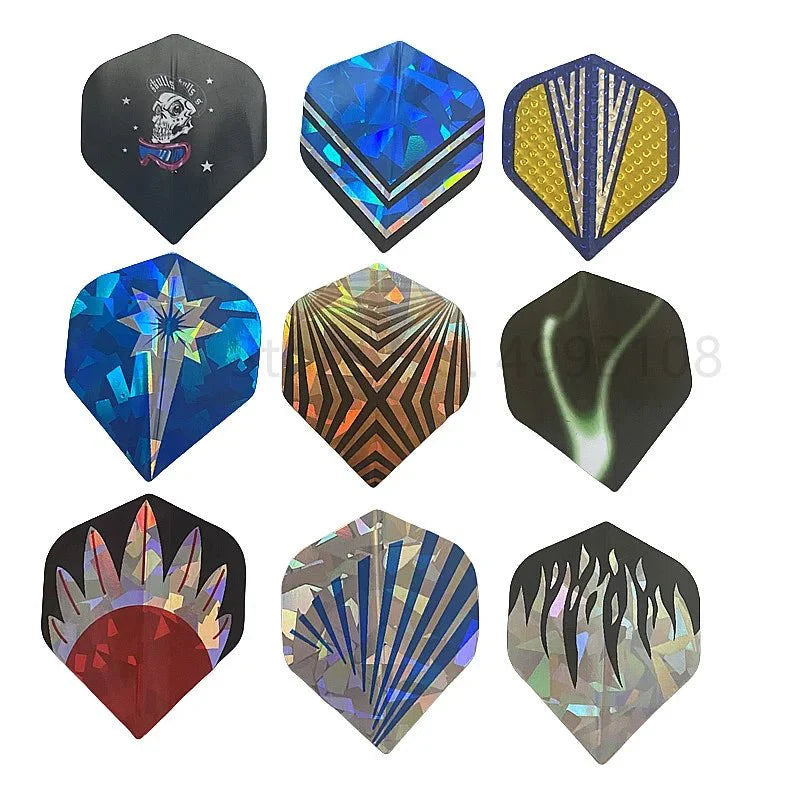 10pcs PVC Reflective Laser Dart Wing Set Darts Flights Nice Dart Flights Set Entertainment And Leisure Products