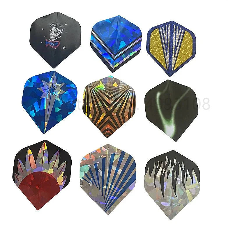 10pcs PVC Reflective Laser Dart Wing Set Darts Flights Nice Dart Flights Set Entertainment And Leisure Products