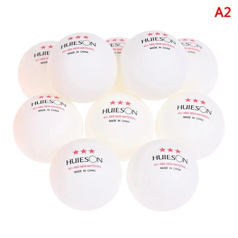 10pcs Table Tennis Ball 40+mm Diameter 2.8g 3 Star ABS Plastic Ping Pong Balls