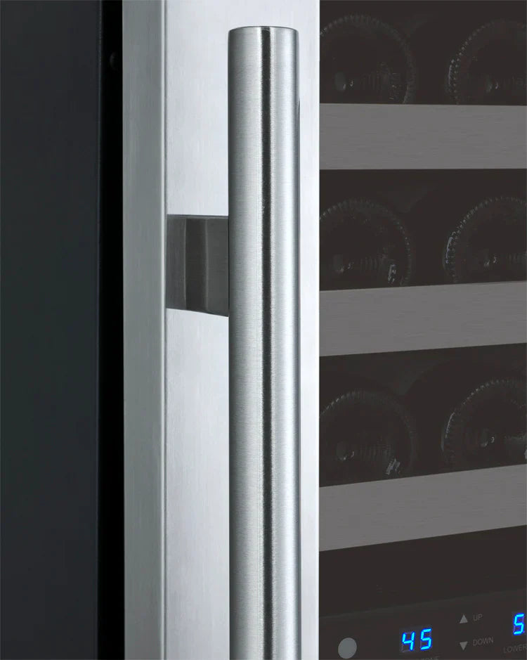 Allavino 24" Wide FlexCount II Tru-Vino 121 Bottle Dual Zone Stainless SteelWine Refrigerator