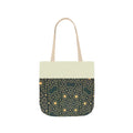 Masjid Al Haram Door Canvas Tote Bag, 2-Color Straps
