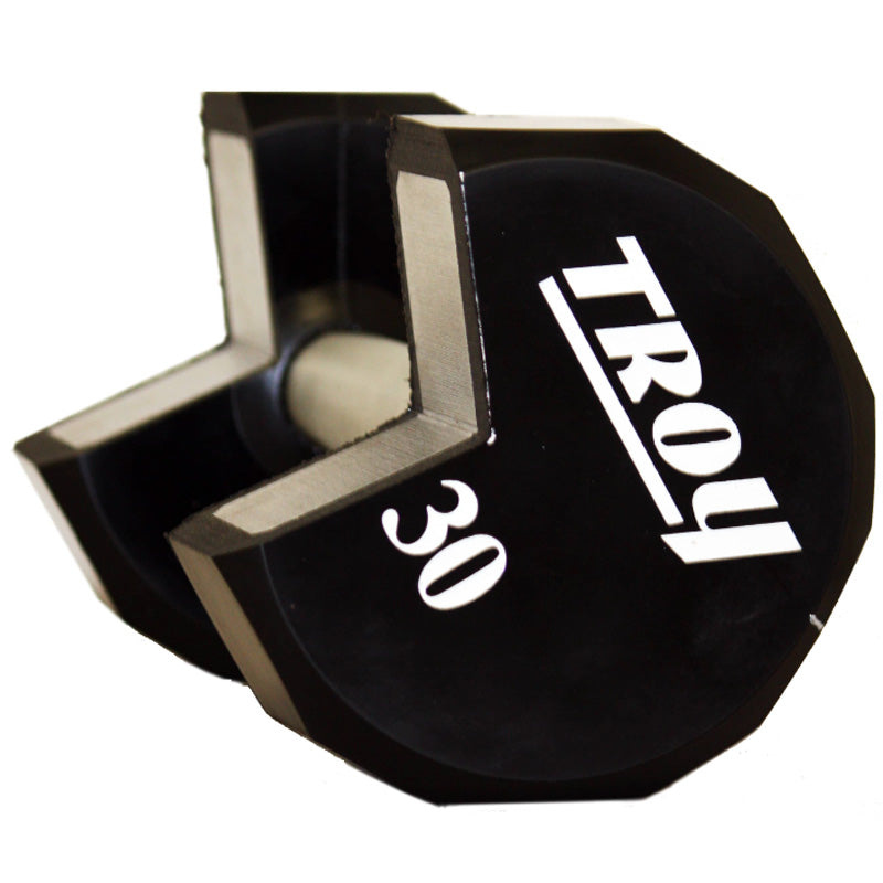 1150lb 12-Sided Urethane 105-125lb Dumbbell Set by Troy Barbell