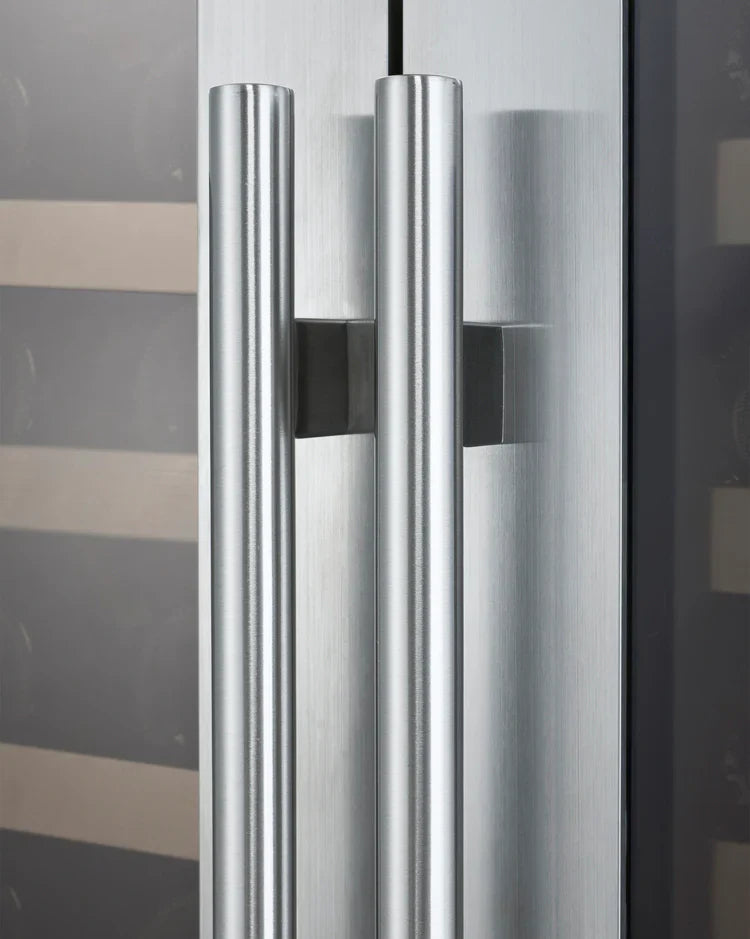 Allavino 47" Wide FlexCount II Tru-Vino 256 Bottle Stainless Steel Side-by-Side Wine Refrigerator