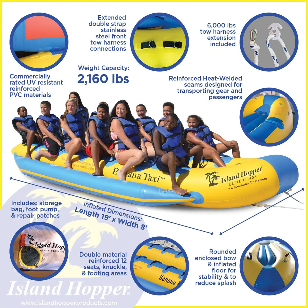 Island Hopper Banana Taxi “Elite Class” 12 Passenger Heavy Commercial