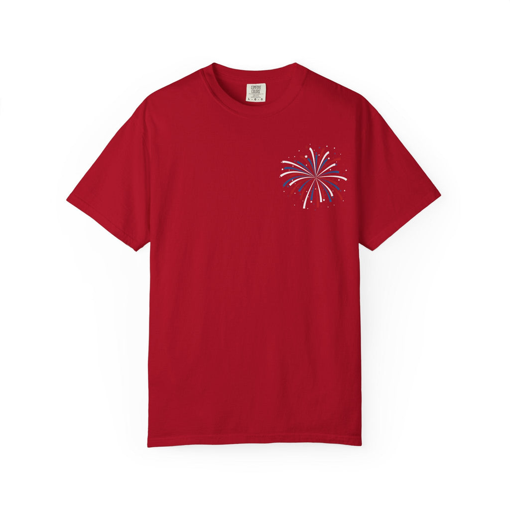 Joe Dirt Fireworks Graphic Tee | Garment-Dyed Americana Tee S–4XL
