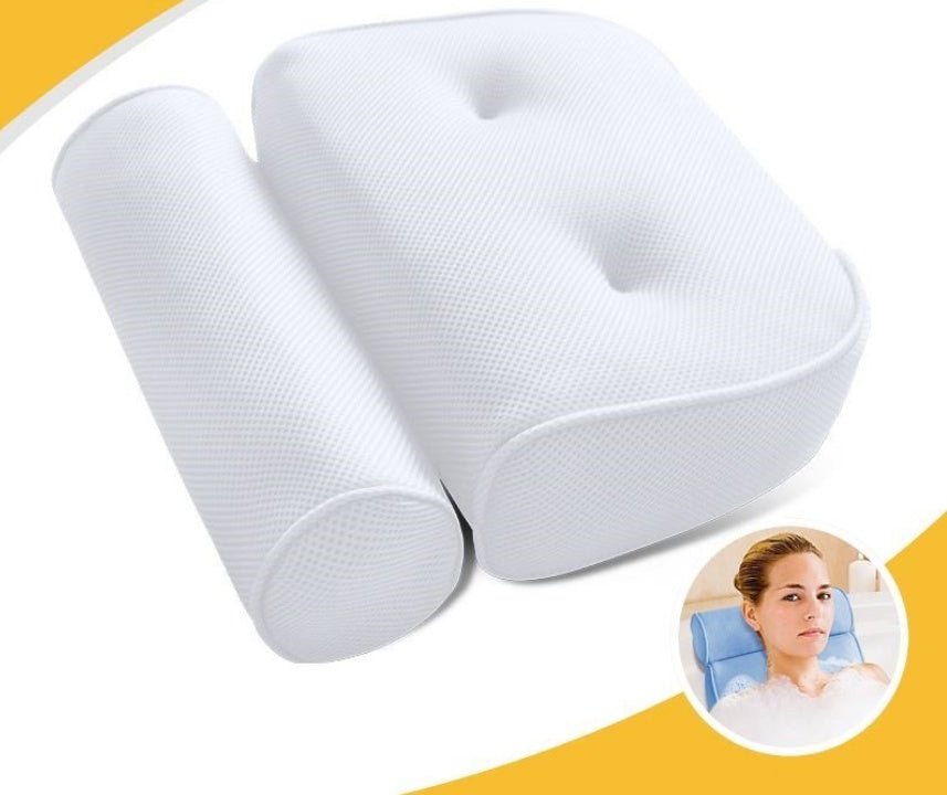 Bathtub pillow pillow cushion pillow pillow massage bathtub pillow with suction cup anti-skid bath cushion head