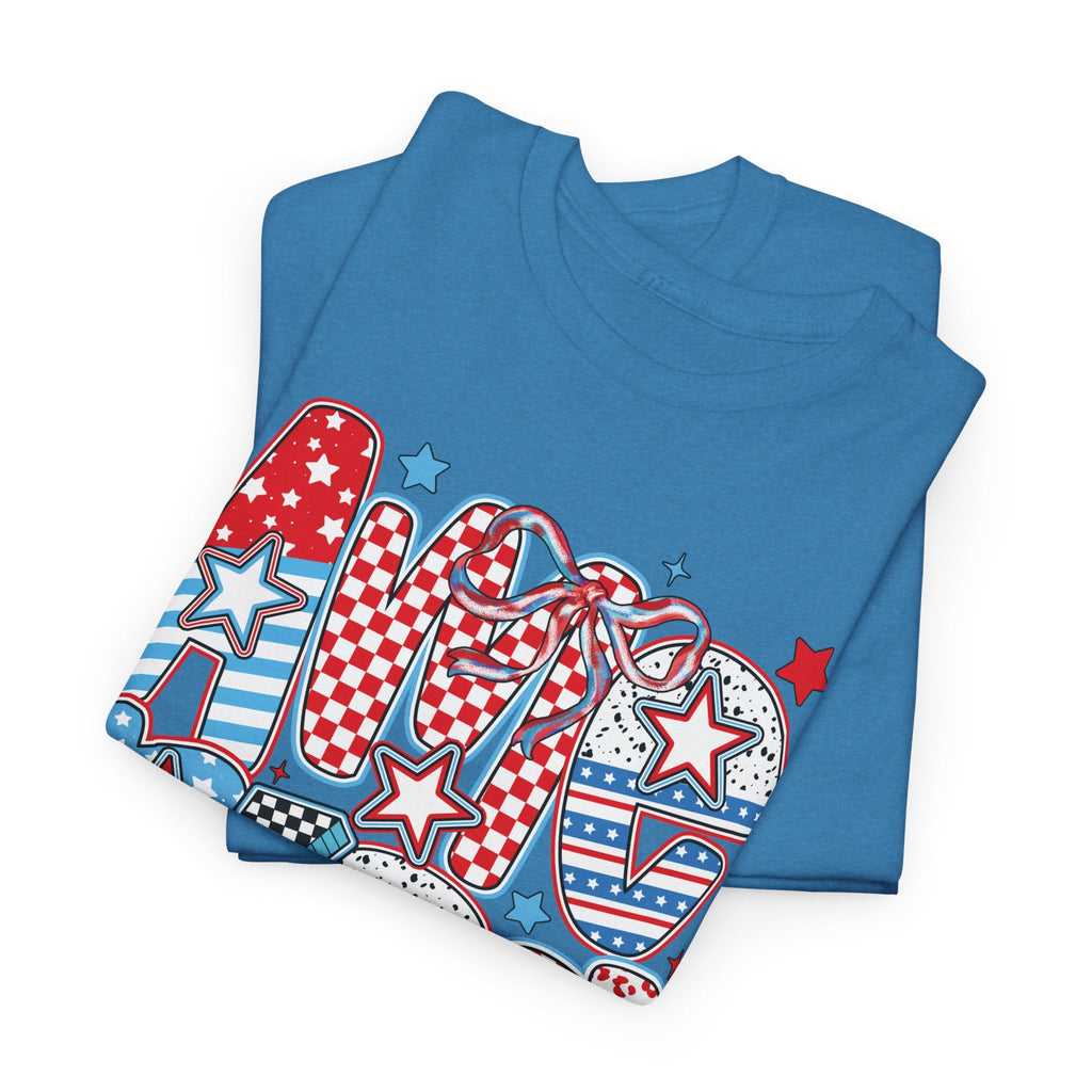 Bold Patriotic Americana Graphic Tee