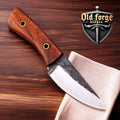 Damascus Custom Handmade Skinning Knife with Rosewood Handle