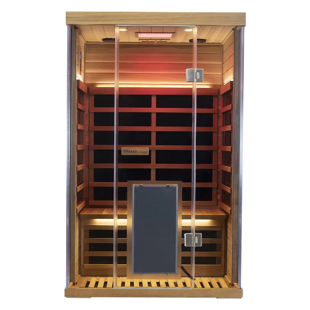 Wizzisauna SR02 2 Person Red Cedar Far Infrared Sauna **Pre-Order**