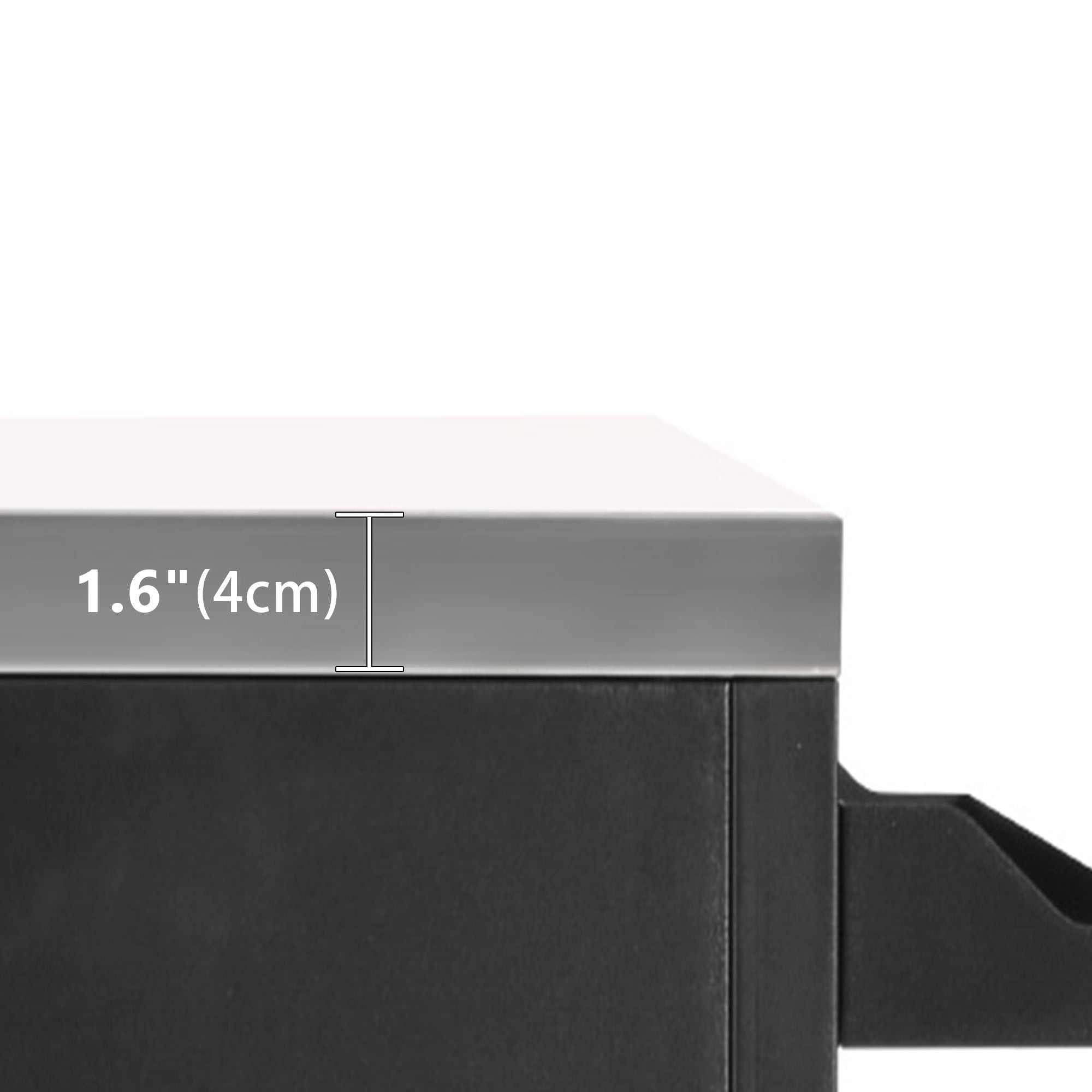K&K 55.5" Outdoor Kitchen Island with Sink