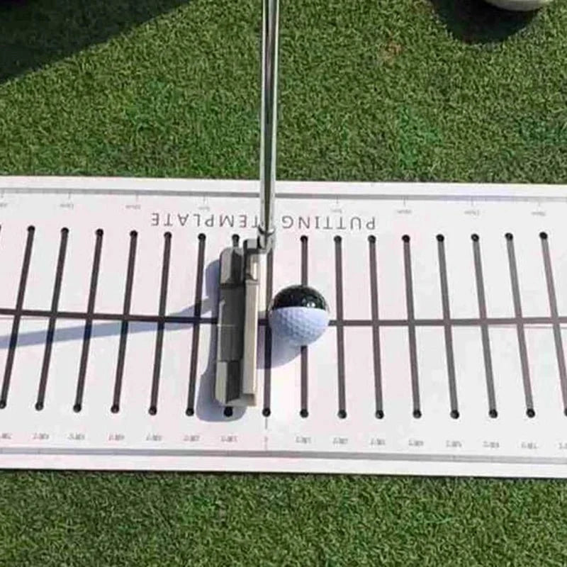 '-15 Degree Golf Putter Putting Mat Trainer Indoor Putting Green Pad Equipment Golf Hitting Aiming Line Training Aids