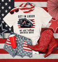 Trending Get in Loser we are saving American Donald Trump Shirts Trump Crewnecks