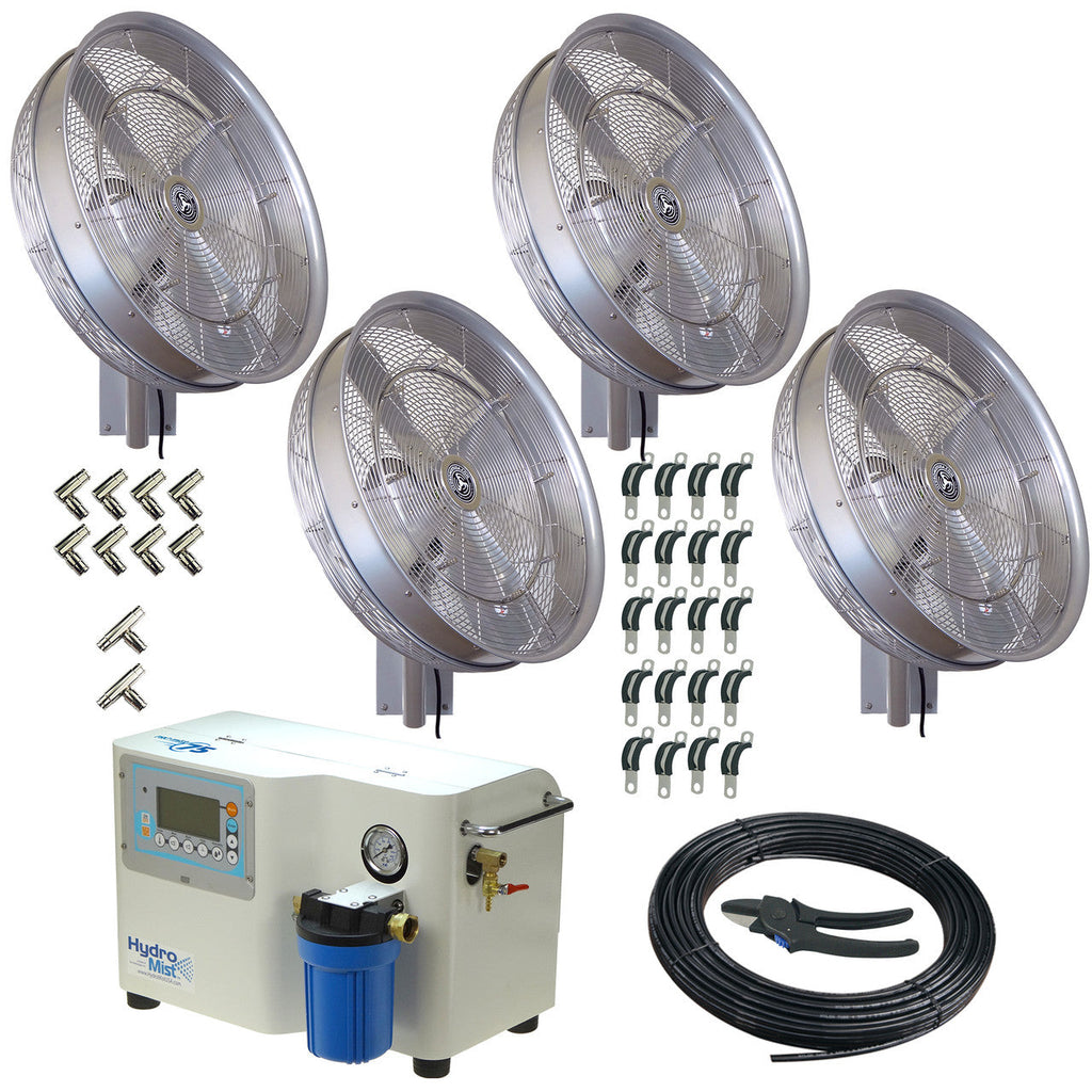Hydro Mist Four Fan 24 Inch ProMist 75 Package - 1000 PSI