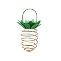 Outdoor Waterproof Garden Pineapple Solar Lights Path Lights Hanging Fairy Lights Solar Led Warm Fairy String Decor