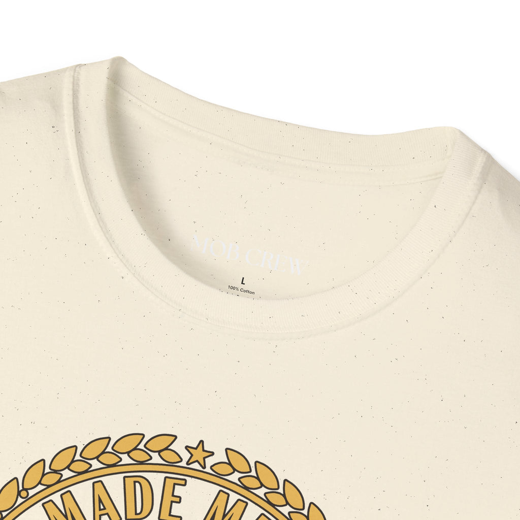 Mob Crew Made Men Drink Mob Crew Coffee T-Shirt - Perfect for Coffee Lovers