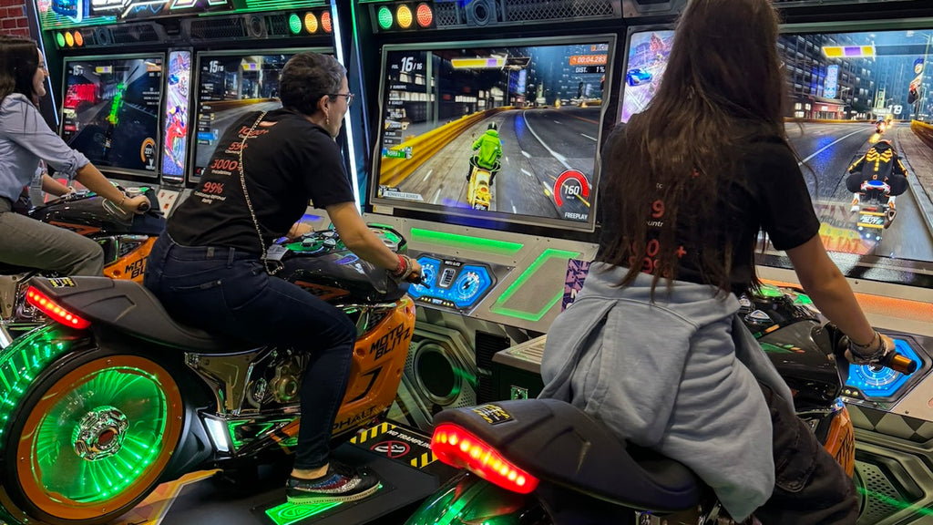 LAI Games Asphalt Moto Blitz Twin Bikes Arcade Machine
