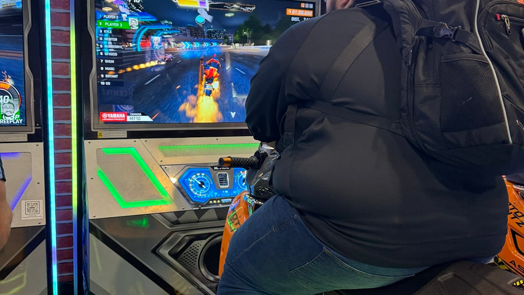 LAI Games Asphalt Moto Blitz Twin Bikes Arcade Machine
