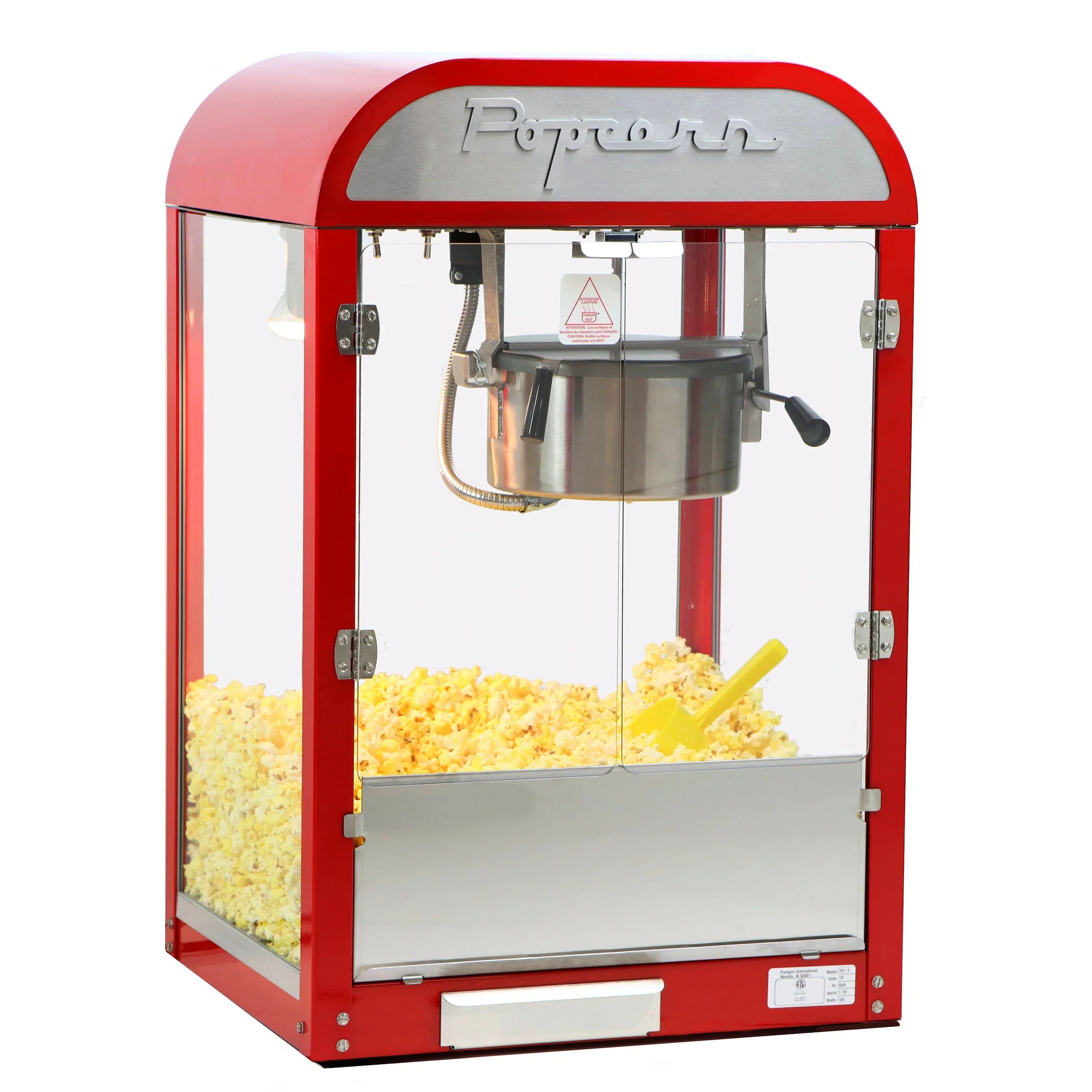 1951 Diner Pop 8 Ounce Popcorn Machine by Paragon Concessions