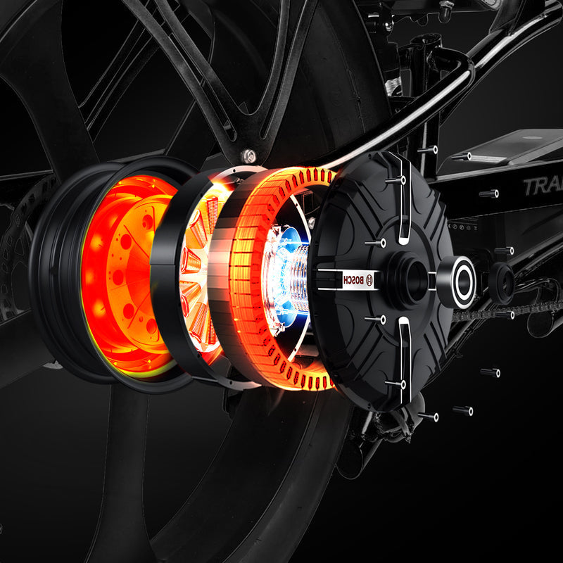Tracer Raptor Pro DS 800W Stretch Cruiser Ebike *PREORDER*