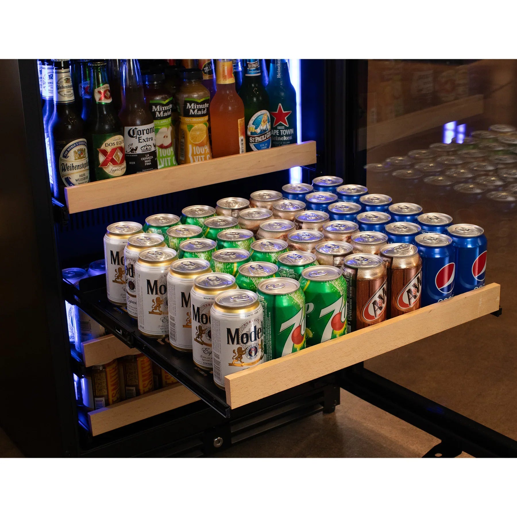 Allavino Reserva Series Stainless Steel Side-by-Side Beverage Center