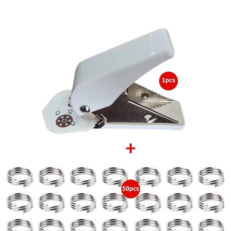 1pc Professional Dart Flight Punch Dart Wing Hole Puncher With 50pcs Dart Wing Fixed O Ring Darts Retainer Accessories