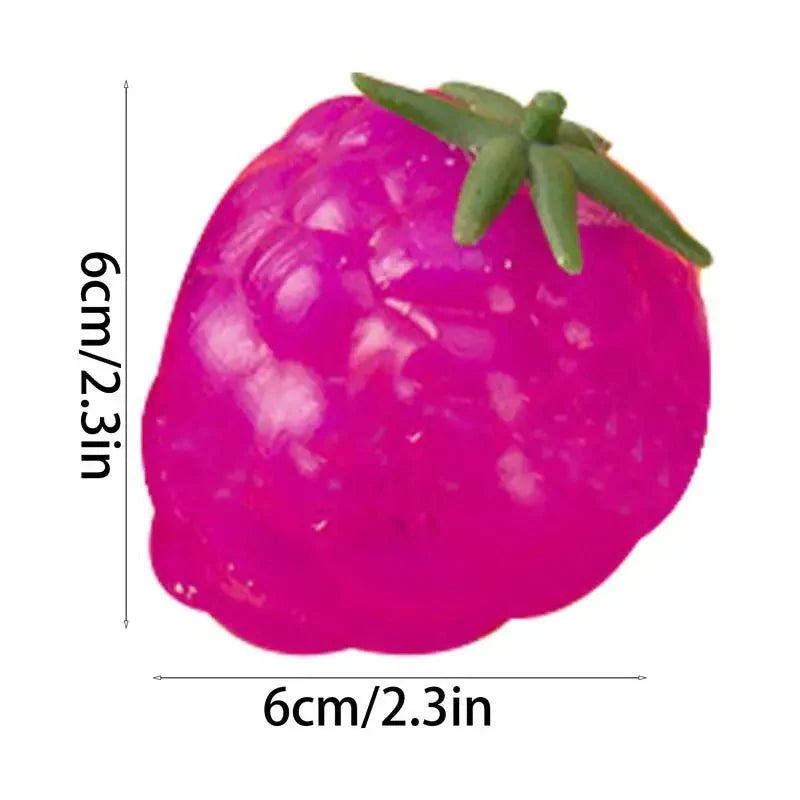 1pc Simulation Fruit Squeeze Toys Soft Squish Stretch Ball Sensory Stress Relief Squeezing Ball Stress Relief Toys for Kid Adult