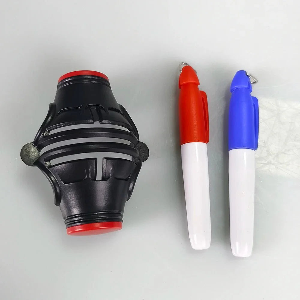 1Pcs Golf Ball Line Marker With 2Pens Drawing Marker Putting Practice Tool Golf Ball Mark Tool Alignment Putter Marking Liner