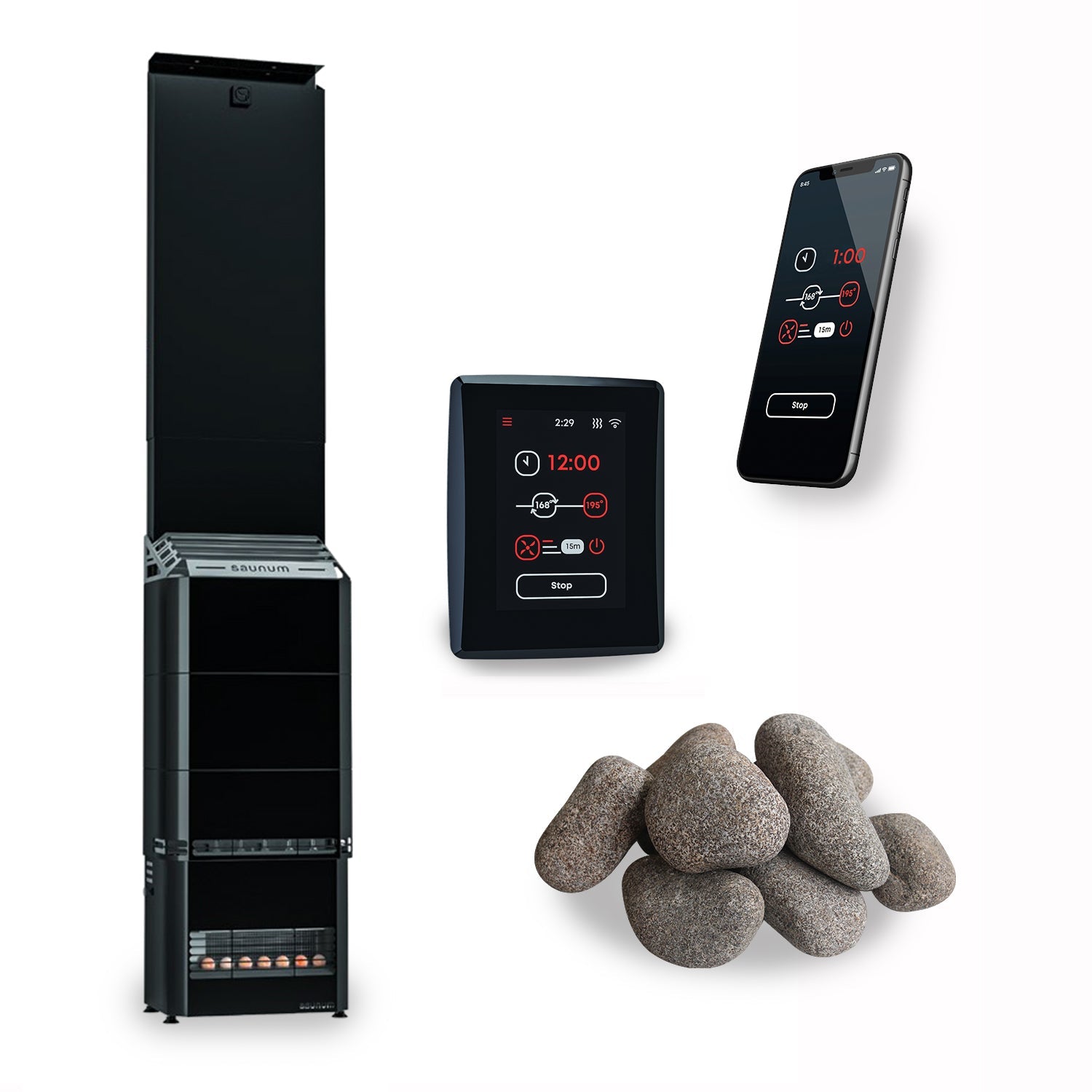 Saunum Air 7 Sauna Heater Package - 6.9kW