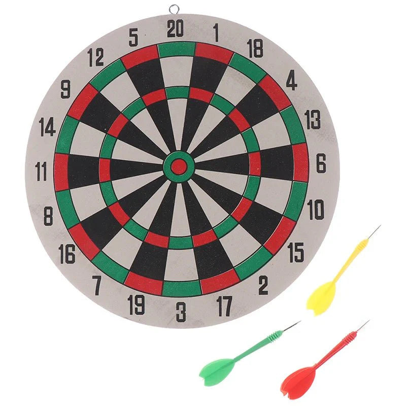 1Set Dart Board Darts Game Set Perfect for Cave Game Room Kids Decoration