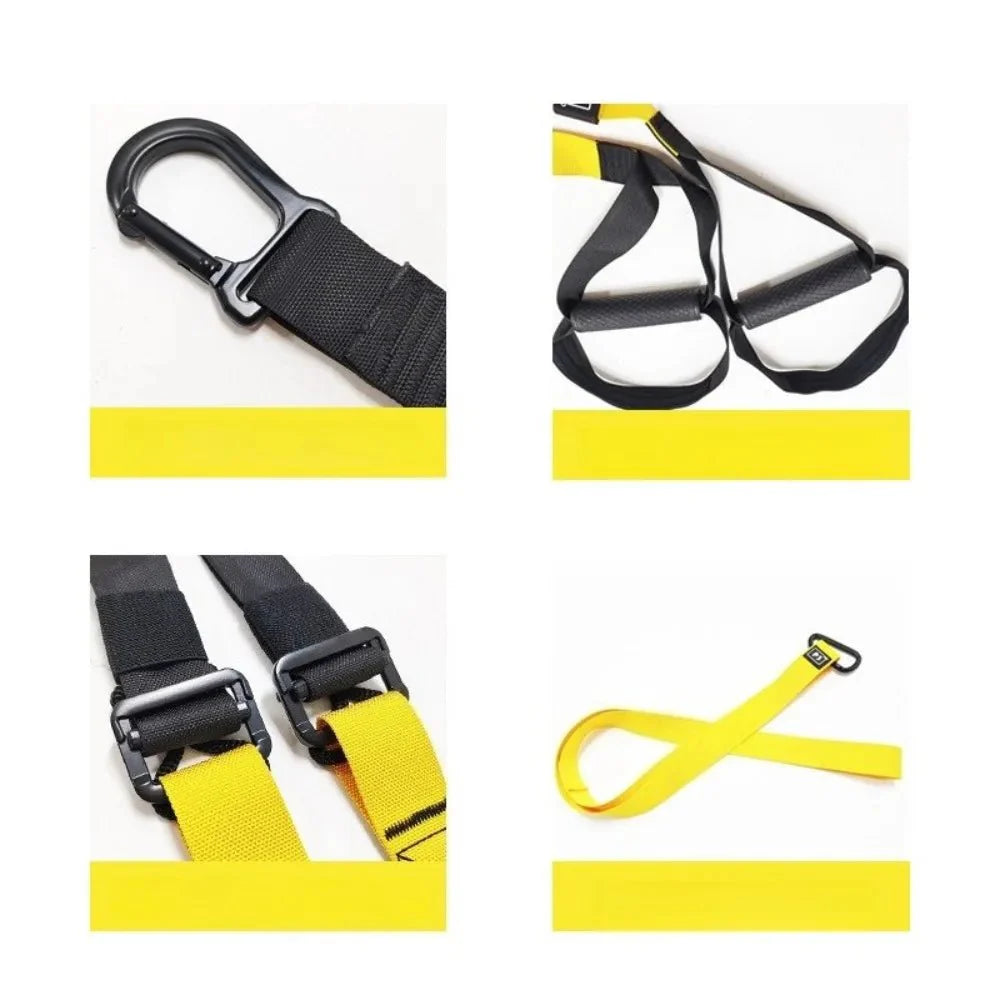 2025 New Fitness Suspension Training Belt Household P3 Fitness Equipment Tension Belt Resistance Belt Suspension Training
