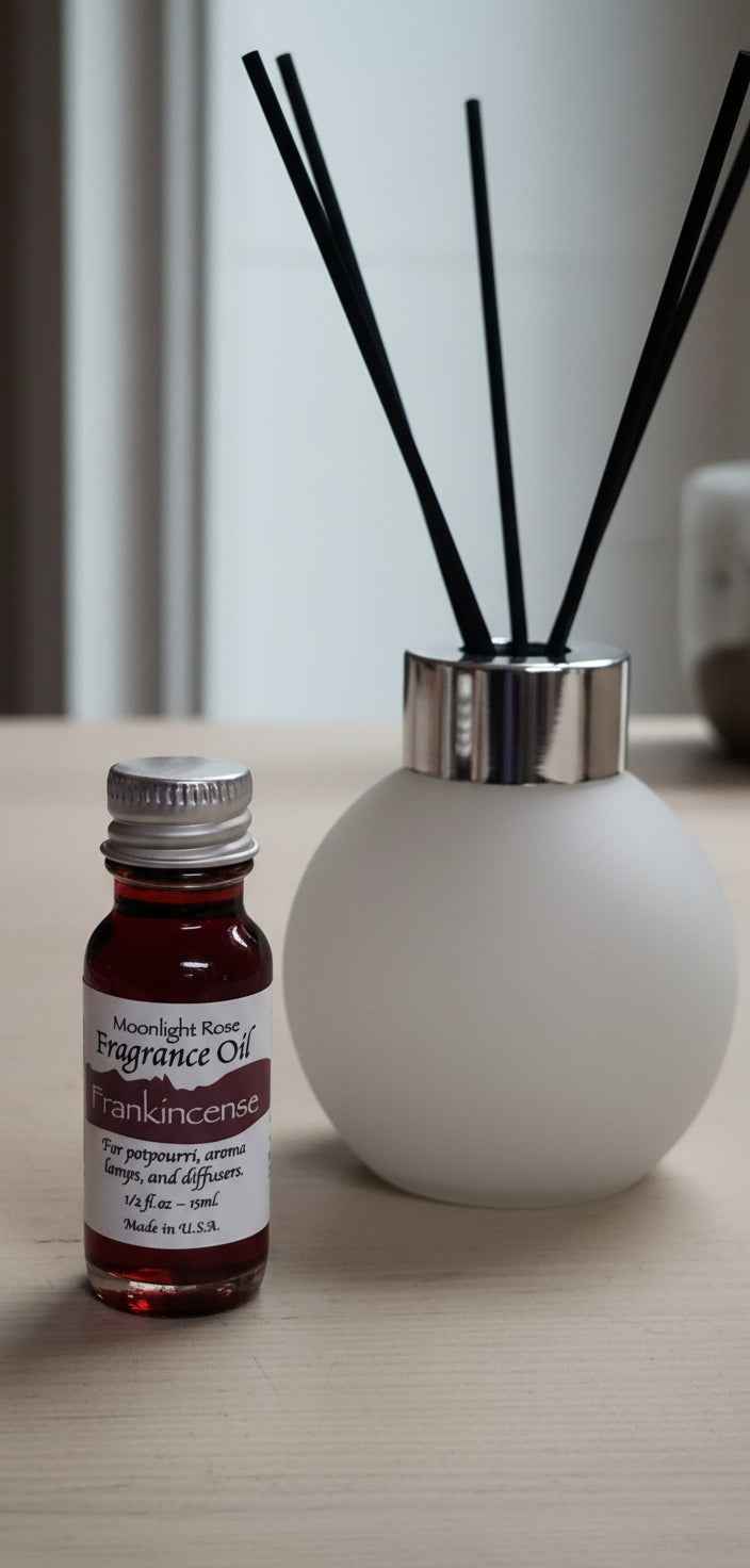 Moonlight Rose Frankincense Aroma Oil for Relaxation and Serenity