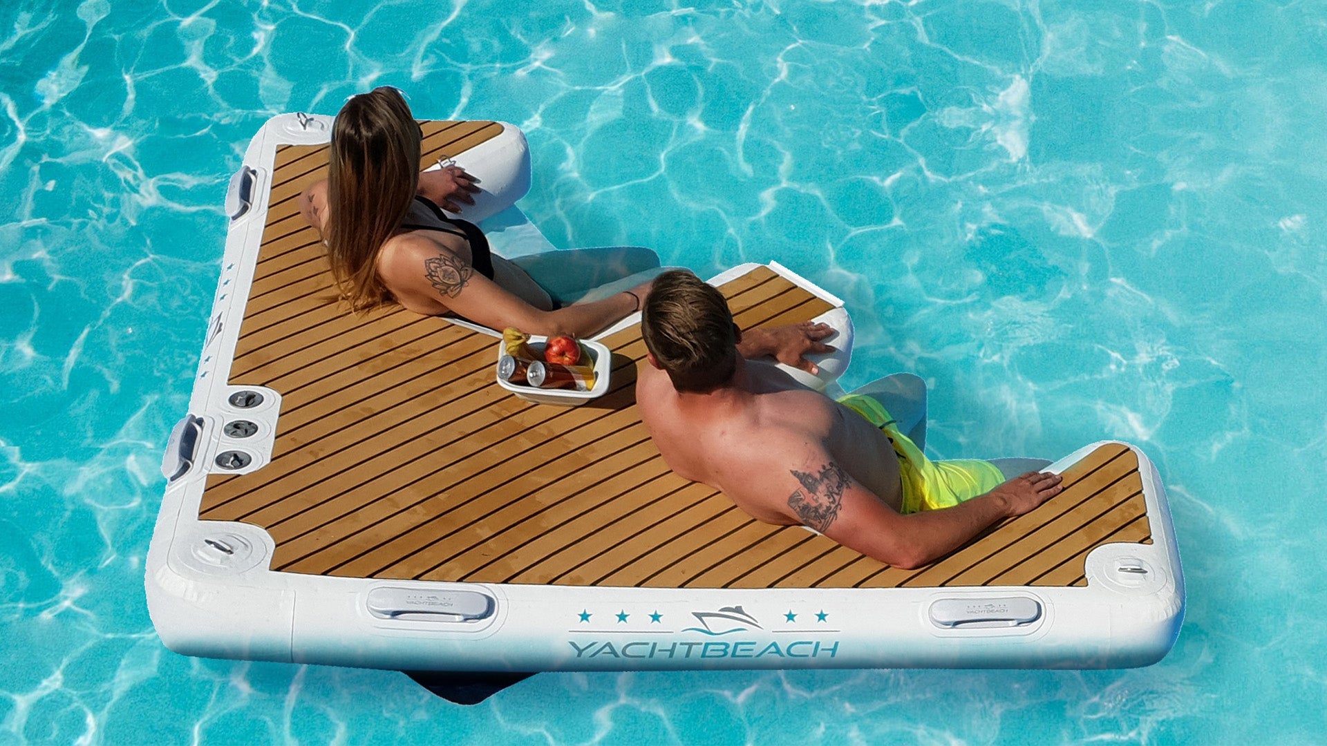 Yachtbeach by Spinera Multi Dock and Lounger - Double Water Toy Storage 2.05