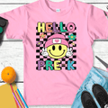 Retro Smiley face Peace Sign ALL Grade Shirts, Grade Teacher, All Grades, Teacher Shirts, Gifts For Teachers, First Day of School Shirt, Back to School Tees