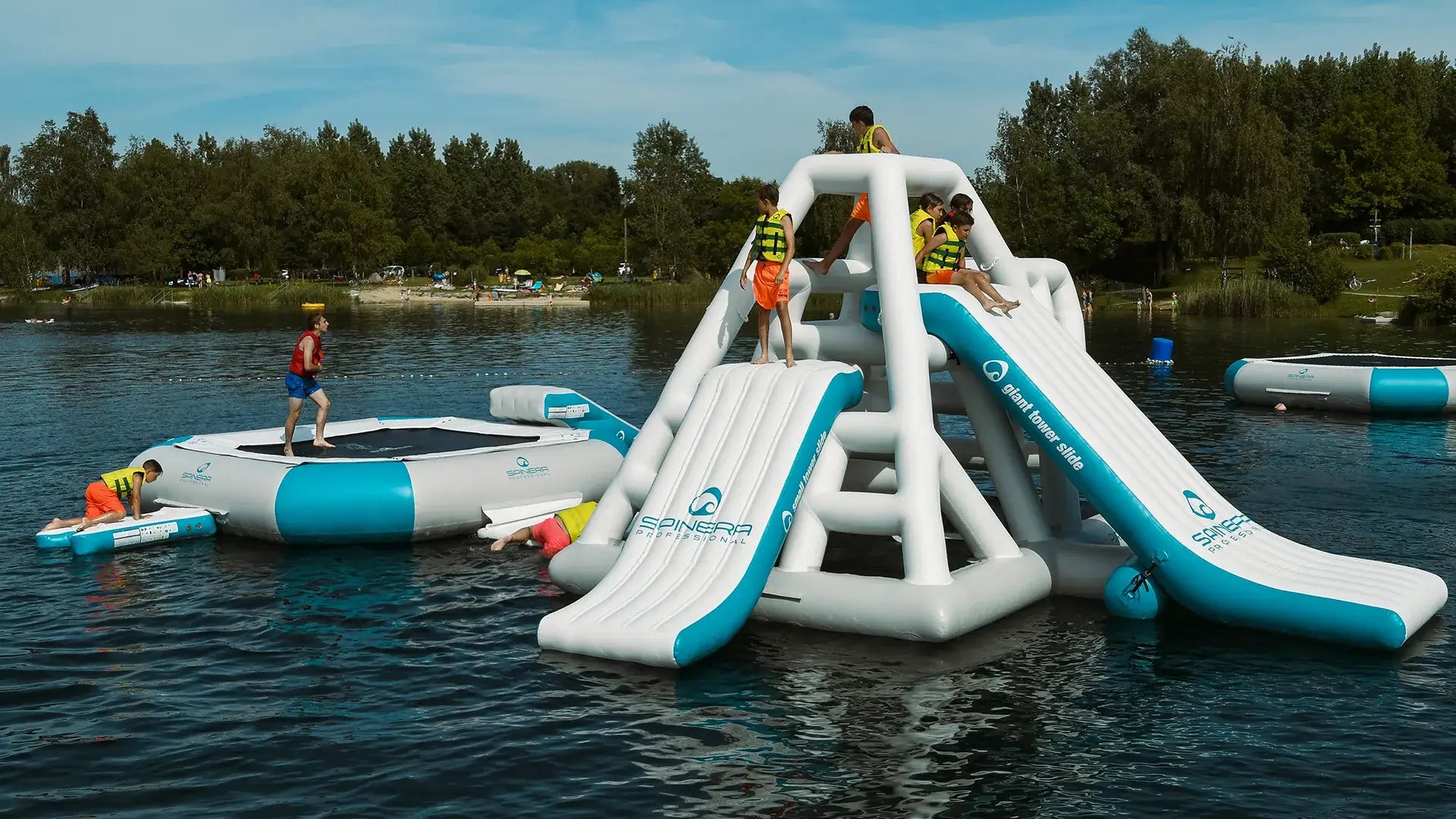 SPINERA Professional™ Aquapark Pirates Tower [16.4ft x 12.3ft]