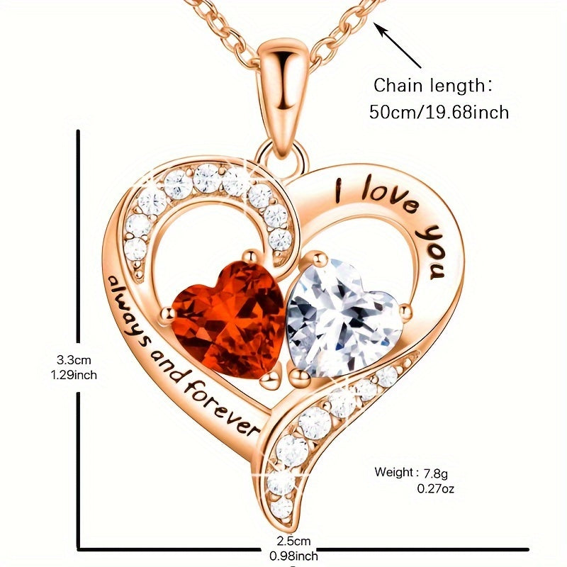 Silvery Fashion Exquisite Elegant Love Trendy Jewelry Thanksgiving Christmas Birthday Gift Memorial Gift