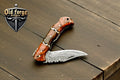 Premium Damascus Pocket Knife – Handmade EDC Knife with Resin Handle