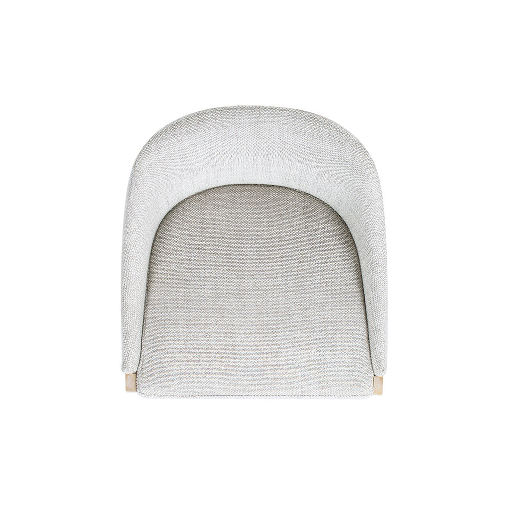 Newport 30.5" Coastal Curved Back Upholstered Barstool