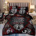 Home Textile Bedding Skull Beauty Printed Quilt Cover Bed Sheet Three-piece Set