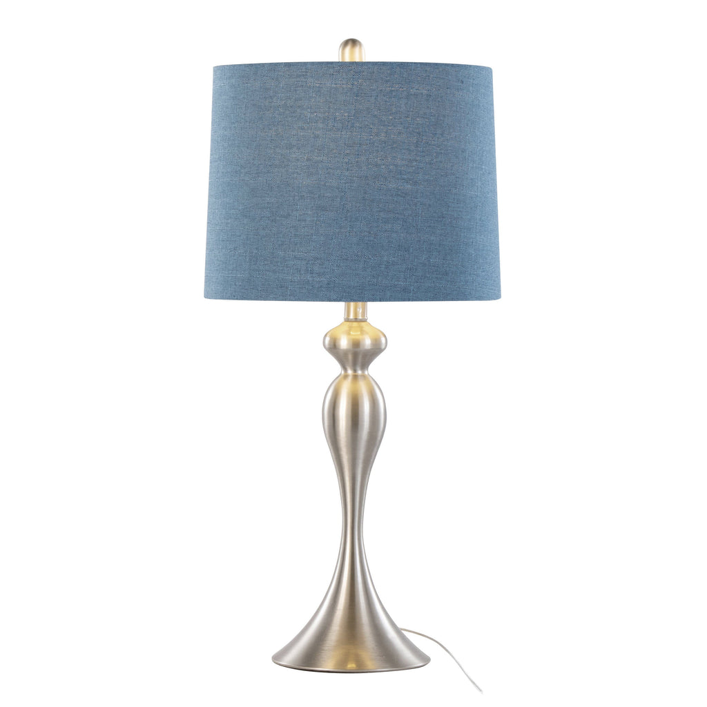 Ashland 27" Contemporary Metal Table Lamp Set of 2