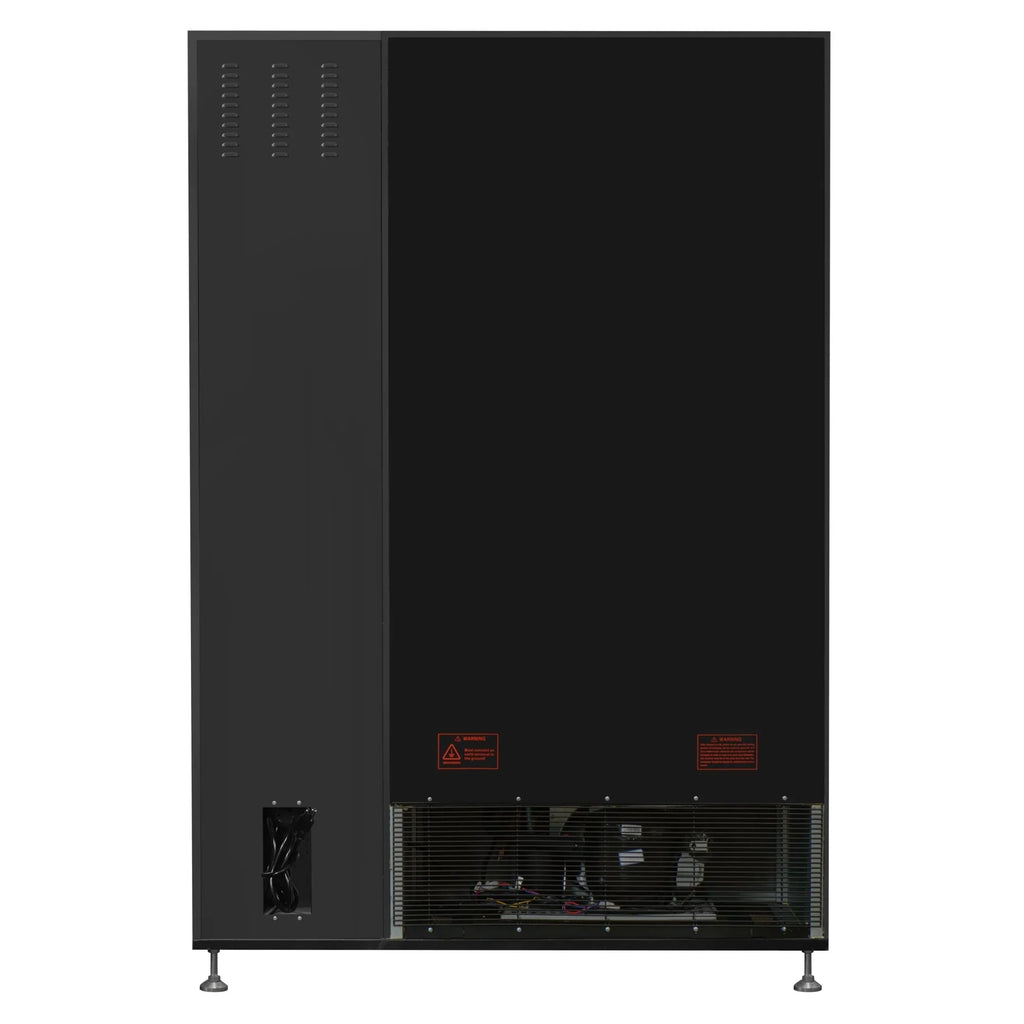 Kool More Refrigerated Snack and Drink Vending Machine with 60 Slots and 22 Inch Touch Screen in Black