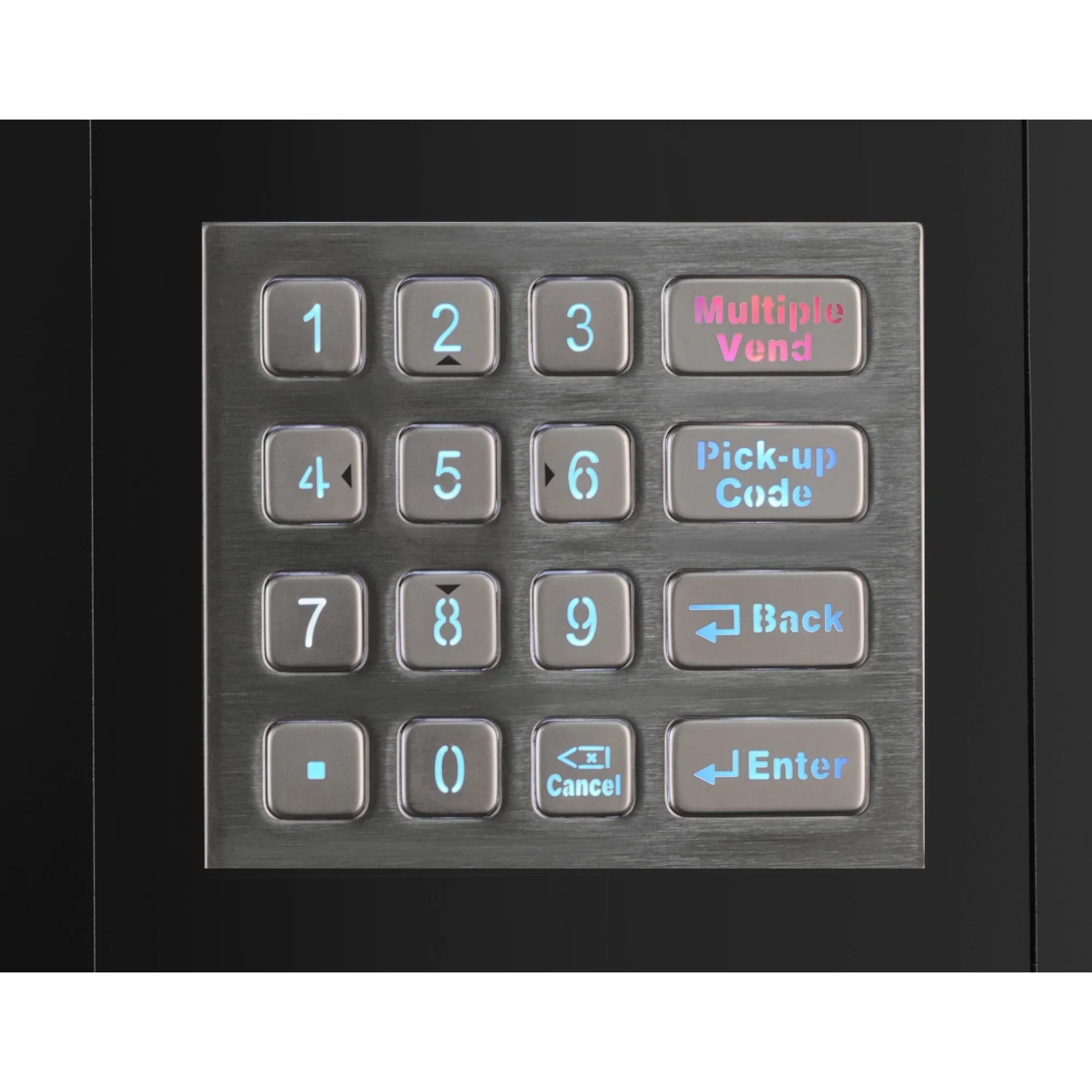 Kool More Refrigerated Snack and Drink Vending Machine with 36 Slots in Black