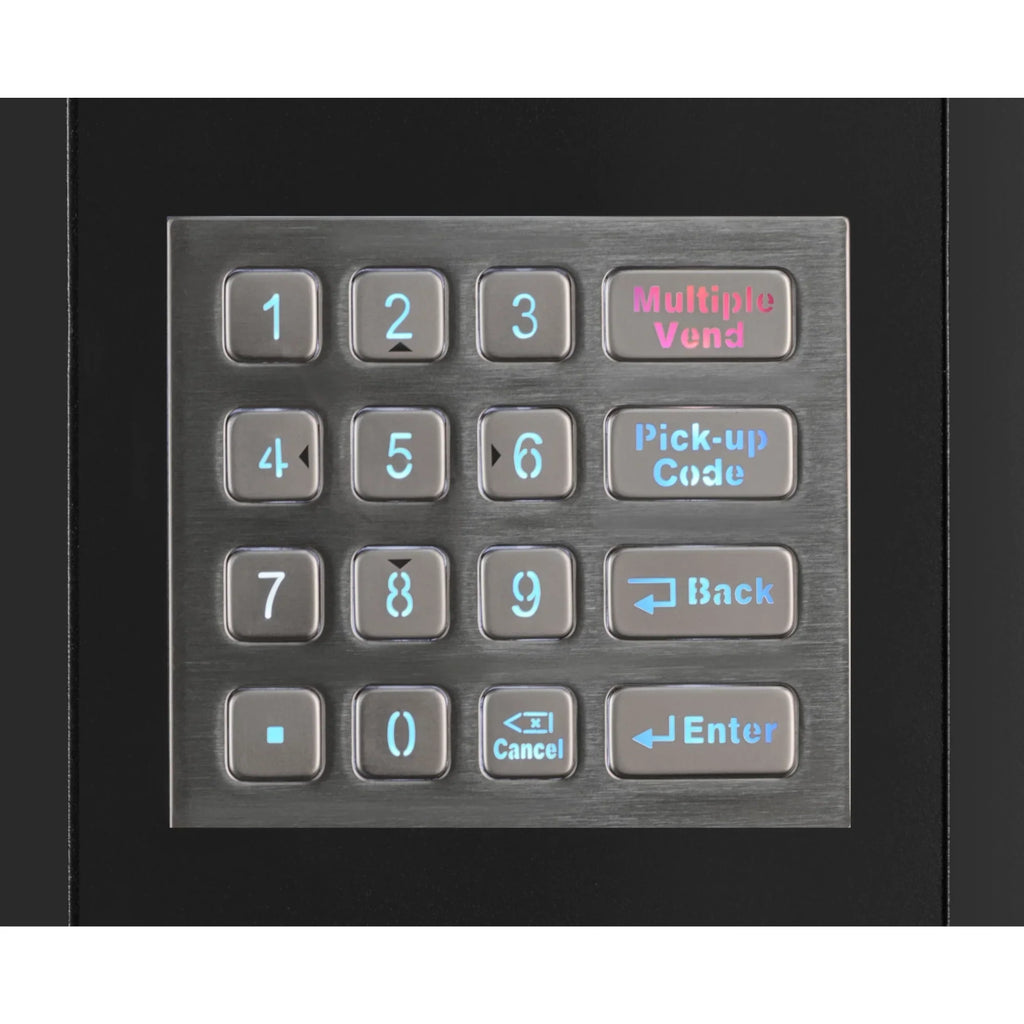 Kool More Refrigerated Snack and Drink Vending Machine with 60 Slots in Black