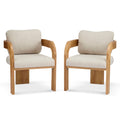 Dining Chairs With Pillow Back (Set of 2)